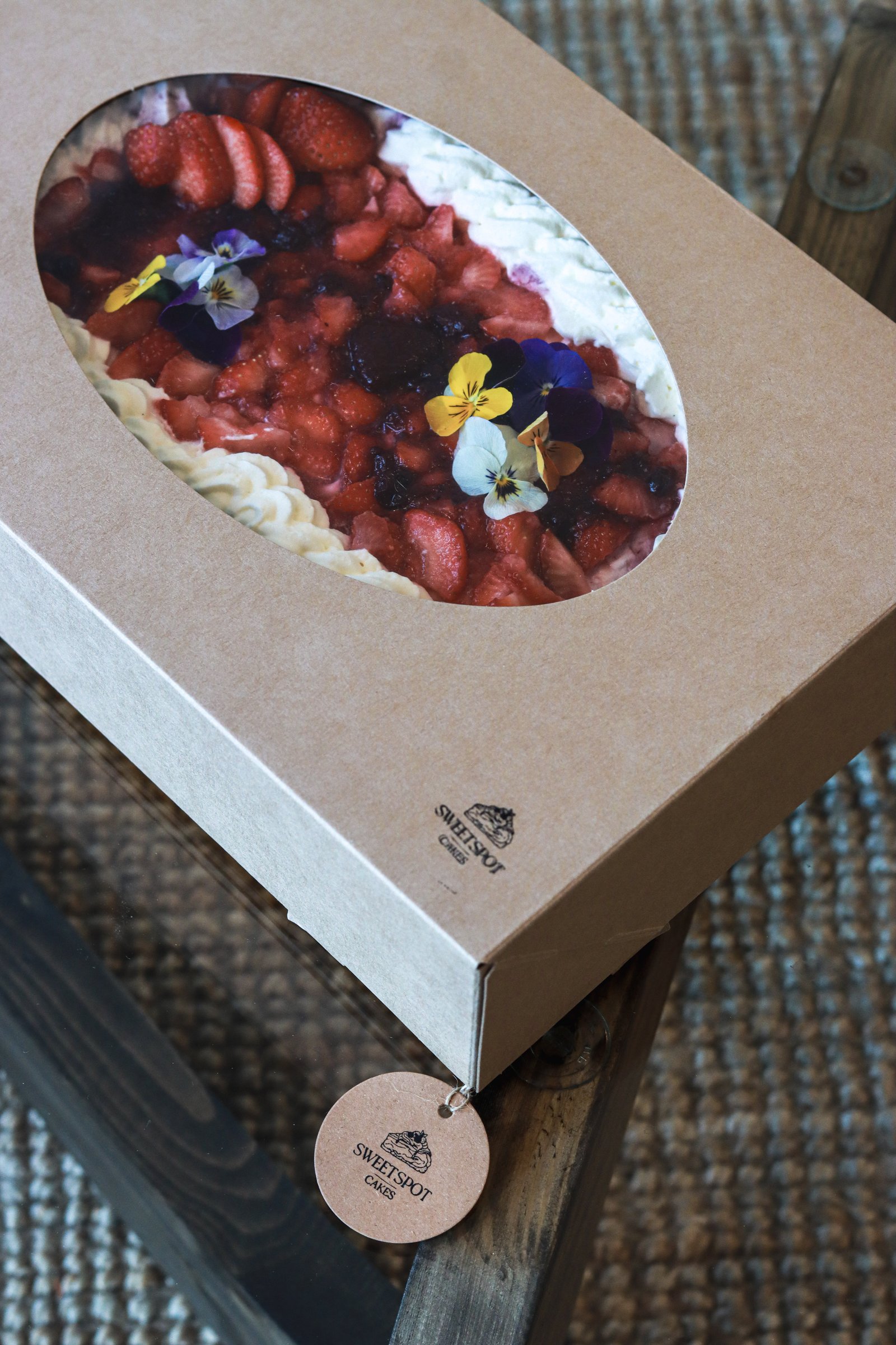 Handcrafted celebration cake by SweetSpot Cakes